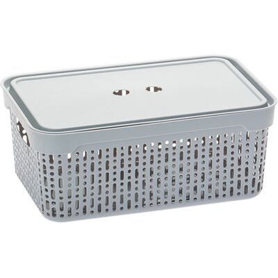 OEM Morsetta Panier En Plastique Avec Couvercle Gris Clair -jag - Publicité OEM Morsetta Panier En Plastique Avec Couvercle Gris Clair -jag - Publicité