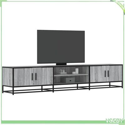 OEM Meuble Tv - 3300783 - Sonoma Gris - 210 X 35 X 41 Cm - Bois D'Ingénierie & Métal - Publicité OEM Meuble Tv - 3300783 - Sonoma Gris - 210 X 35 X 41 Cm - Bois D'Ingénierie & Métal - Publicité