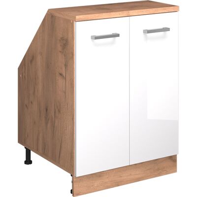 Meuble De Rangement Sous Pente Rion, Blanc Haute Brillance, 60x81.6cm 2 Portes, 60 Cm De Profondeur, Vicco - Publicité Meuble De Rangement Sous Pente Rion, Blanc Haute Brillance, 60x81.6cm 2 Portes, 60 Cm De Profondeur, Vicco - Publicité