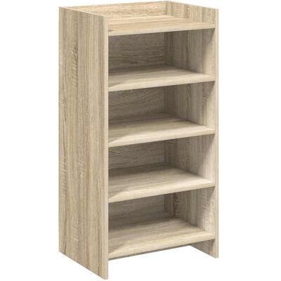 Cabinet À Chaussures Avec Stockage Chêne Sonoma 48 X 36 X 92 Cm Vidaxl - Publicité Cabinet À Chaussures Avec Stockage Chêne Sonoma 48 X 36 X 92 Cm Vidaxl - Publicité