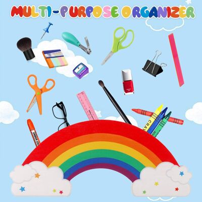 OEM Porte-stylo De Bureau, Disponible En Couleurs Arc-en-ciel, Rangement Multifonctionnel, Organisateur De Fournitures Artistiques, Fabriqué En Bois Naturel Non Toxique, Convient À Une Utilisation À La Ma - Publicité OEM Porte-stylo De Bureau, Disponible En Couleurs Arc-en-ciel, Rangement Multifonctionnel, Organisateur De Fournitures Artistiques, Fabriqué En Bois Naturel Non Toxique, Convient À Une Utilisation À La Ma - Publicité