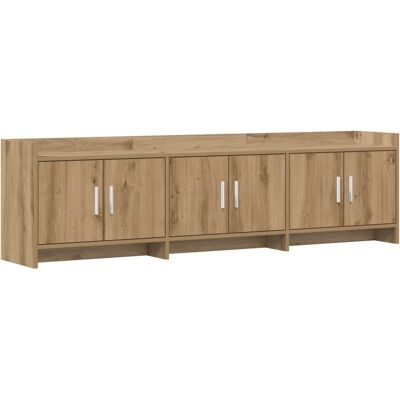 Meuble Tv 168 X 33 X 47 Cm Chêne Artisanal Bois D'Ingénierie Vidaxl - Publicité Meuble Tv 168 X 33 X 47 Cm Chêne Artisanal Bois D'Ingénierie Vidaxl - Publicité