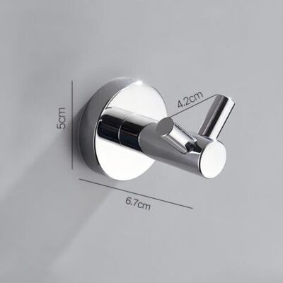 Nalookamic Porte-manteau Mural Double En Acier Inoxydable Chromé Poli - Idéal Pour La Salle De Bain, La Cuisine, Le Couloir - Design Élégant Et Résistant Aux Rayures - Publicité Nalookamic Porte-manteau Mural Double En Acier Inoxydable Chromé Poli - Idéal Pour La Salle De Bain, La Cuisine, Le Couloir - Design Élégant Et Résistant Aux Rayures - Publicité