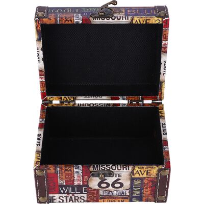 LBVIE Boîte De Rangement En Bois De Style Européen, Coffret À Bijoux Vintage, Présentoir/organisateur 2208a-05-66 Highway - Publicité LBVIE Boîte De Rangement En Bois De Style Européen, Coffret À Bijoux Vintage, Présentoir/organisateur 2208a-05-66 Highway - Publicité