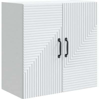 Armoire Murale Blanc 59 X 31 X 60 Cm Bois D'Ingénierie Vidaxl - Publicité Armoire Murale Blanc 59 X 31 X 60 Cm Bois D'Ingénierie Vidaxl - Publicité