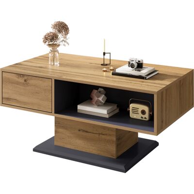 ACKERMAN Table Basse Moderne Avec Rangement Double Face, Grande Étagère Et Compartiment Intérieur Supplémentaire – Table De Salon Polyvalente Au Design Pratique Et Organisé. Publicité ACKERMAN Table Basse Moderne Avec Rangement Double Face, Grande Étagère Et Compartiment Intérieur Supplémentaire – Table De Salon Polyvalente Au Design Pratique Et Organisé. Publicité