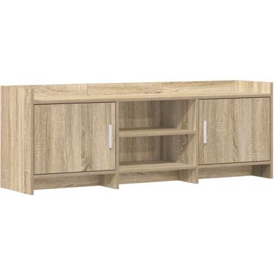 Meuble Tv 130 X 33 X 47 Cm Chêne Sonoma Bois D'Ingénierie Vidaxl - Publicité Meuble Tv 130 X 33 X 47 Cm Chêne Sonoma Bois D'Ingénierie Vidaxl - Publicité
