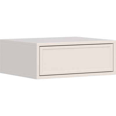 Selsey Velveto - Table De Chevet Suspendue Avec Tiroir – 50 Cm – Cachemire - Publicité Selsey Velveto - Table De Chevet Suspendue Avec Tiroir – 50 Cm – Cachemire - Publicité