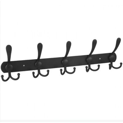 PELTOR Porte-manteau Mural – 5 Crochets Triples, Robustes, En Acier Inoxydable, Crochets Métalliques Pour Suspendre Des Vêtements, Des Chapeaux, Des Serviettes Et Plus Encore - Publicité PELTOR Porte-manteau Mural – 5 Crochets Triples, Robustes, En Acier Inoxydable, Crochets Métalliques Pour Suspendre Des Vêtements, Des Chapeaux, Des Serviettes Et Plus Encore - Publicité