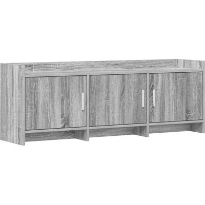 Meuble Tv 130 X 33 X 47 Cm Sonoma Gris Bois D'Ingénierie Vidaxl - Publicité Meuble Tv 130 X 33 X 47 Cm Sonoma Gris Bois D'Ingénierie Vidaxl - Publicité