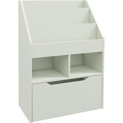 DEVOKO Bibliothèque, En Bois, Vert, Avec Tiroirs, Étagères De Rangement, Pour Salon Bureau, Rangement Livres, Organisation Maison - Publicité DEVOKO Bibliothèque, En Bois, Vert, Avec Tiroirs, Étagères De Rangement, Pour Salon Bureau, Rangement Livres, Organisation Maison - Publicité