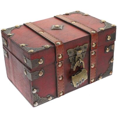 LISATR Coffret À Bijoux Grande Capacité Style Vintage, Boîte Décorative Avec Serrure, Organisateur De Rangement Pour Bijoux-18x11x10cm-red - Publicité LISATR Coffret À Bijoux Grande Capacité Style Vintage, Boîte Décorative Avec Serrure, Organisateur De Rangement Pour Bijoux-18x11x10cm-red - Publicité