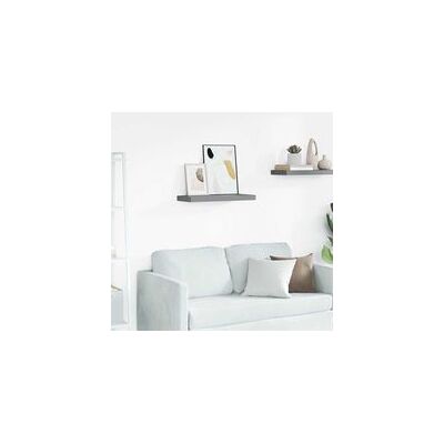 OEM Étagère Flottante Grise 60 X 23,5 X 3,8 Cm En Mdf-crezuo - Publicité OEM Étagère Flottante Grise 60 X 23,5 X 3,8 Cm En Mdf-crezuo - Publicité