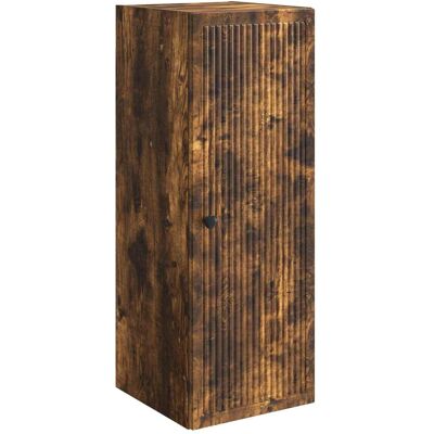 Armoire Murale Chêne Fumé 33 X 34,5 X 90 Cm Bois D'Ingénierie Vidaxl - Publicité Armoire Murale Chêne Fumé 33 X 34,5 X 90 Cm Bois D'Ingénierie Vidaxl - Publicité