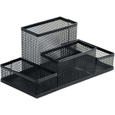 OEM Porte-crayons Carré À 4 Compartiments, Organiseur De Bureau Grande Capacité - Publicité OEM Porte-crayons Carré À 4 Compartiments, Organiseur De Bureau Grande Capacité - Publicité