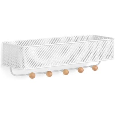 OEM Estique Tableau À Clés Avec Porte-courrier Multifonction Organiseur Mural Avec 5 Crochets, Blanc - Publicité OEM Estique Tableau À Clés Avec Porte-courrier Multifonction Organiseur Mural Avec 5 Crochets, Blanc - Publicité