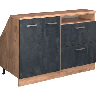 Ensembles De Meuble De Rangement Sous Pente Rion, Béton Noir, 120cm Lot De 2 Caissons 60 Cm De Profondeur, Vicco - Publicité Ensembles De Meuble De Rangement Sous Pente Rion, Béton Noir, 120cm Lot De 2 Caissons 60 Cm De Profondeur, Vicco - Publicité