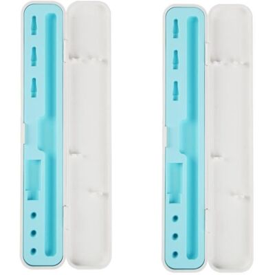 Cellfast Boîte De Rangement Pour Apple Pencil 2pcs Silicone Pencil Pencil Boîte À Stylo Capacitif Accessoires Boîte De Rangement (blanc) - Publicité Cellfast Boîte De Rangement Pour Apple Pencil 2pcs Silicone Pencil Pencil Boîte À Stylo Capacitif Accessoires Boîte De Rangement (blanc) - Publicité