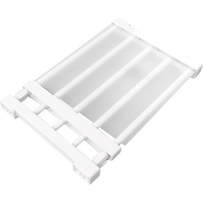 OEM Étagère De Tension Extensible Pour Placard, Étagère De Rangement Réglable En Métal Sans Clous Pour Armoire, Armoire, Cuisine, Salle De Bain, Blanc, Largeur 24 Cm(38-55cm) - Publicité OEM Étagère De Tension Extensible Pour Placard, Étagère De Rangement Réglable En Métal Sans Clous Pour Armoire, Armoire, Cuisine, Salle De Bain, Blanc, Largeur 24 Cm(38-55cm) - Publicité