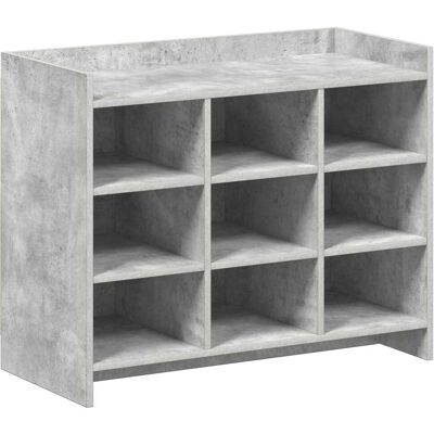 Cabinet À Chaussures Avec Stockage Gris Béton 85 X 39,5 X 70 Cm Vidaxl - Publicité Cabinet À Chaussures Avec Stockage Gris Béton 85 X 39,5 X 70 Cm Vidaxl - Publicité