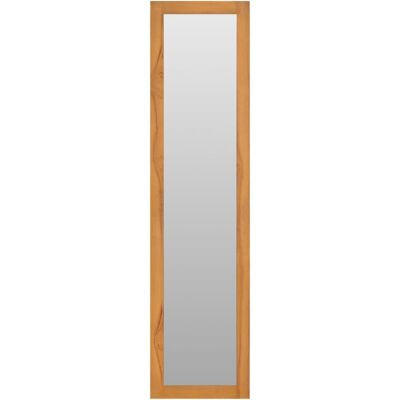 Maison Exclusive - Miroir Mural Avec Étagères 30x30x120 Cm Bois De Teck Massif - Publicité Maison Exclusive - Miroir Mural Avec Étagères 30x30x120 Cm Bois De Teck Massif - Publicité