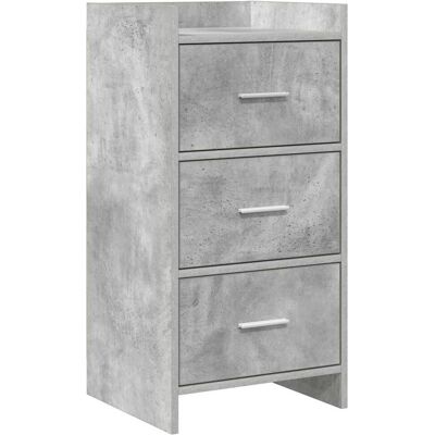 Buffet Gris Béton 40 X 36 X 80 Cm Bois D'Ingénierie Vidaxl - Publicité Buffet Gris Béton 40 X 36 X 80 Cm Bois D'Ingénierie Vidaxl - Publicité