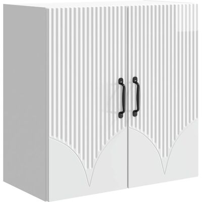 Armoire Murale Blanc Brillant 59 X 31 X 60 Cm Bois D'Ingénierie Vidaxl - Publicité Armoire Murale Blanc Brillant 59 X 31 X 60 Cm Bois D'Ingénierie Vidaxl - Publicité
