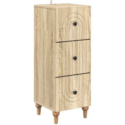 Maison Exclusive - Armoire À Tiroirs Chêne Sonoma 33 X 34,5 X 90 Cm - Publicité Maison Exclusive - Armoire À Tiroirs Chêne Sonoma 33 X 34,5 X 90 Cm - Publicité