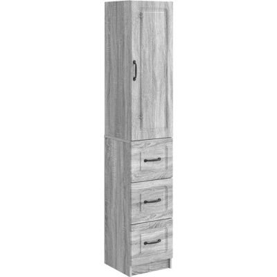 Ensemble De Meubles 2 Pcs Sonoma Gris 33 X 34,5 X 87 Cm Vidaxl - Publicité Ensemble De Meubles 2 Pcs Sonoma Gris 33 X 34,5 X 87 Cm Vidaxl - Publicité