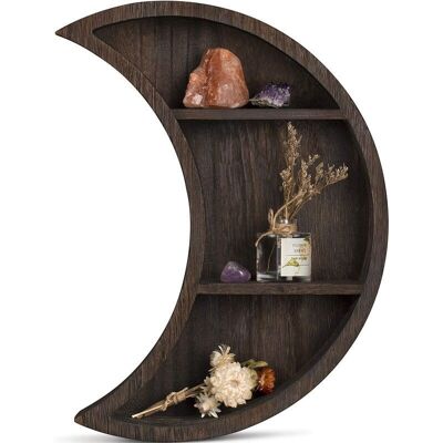 OEM Étagère De Lune Murale Décoration Murale De Lune Étagère D'Affichage En Cristal Croissant Étagères Flottantes En Bois Rangement Suspendu Pour Salon Chambre Salle De Bain Cuisine Décor De Salle De Sorc - Publicité OEM Étagère De Lune Murale Décoration Murale De Lune Étagère D'Affichage En Cristal Croissant Étagères Flottantes En Bois Rangement Suspendu Pour Salon Chambre Salle De Bain Cuisine Décor De Salle De Sorc - Publicité