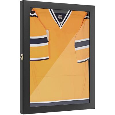 OEM Frame Box T-frame Cadre Pour Maillot Porte Acrylique Doublure Interne Feutre 60 X 6,5 X 80 Cm Noir - Publicité OEM Frame Box T-frame Cadre Pour Maillot Porte Acrylique Doublure Interne Feutre 60 X 6,5 X 80 Cm Noir - Publicité