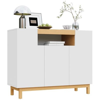 ACKERMAN Buffet À Trois Portes, Idéal Pour Le Salon Et La Salle À Manger, Meuble De Rangement Multifonctionnel. Publicité ACKERMAN Buffet À Trois Portes, Idéal Pour Le Salon Et La Salle À Manger, Meuble De Rangement Multifonctionnel. Publicité