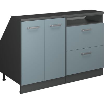 Ensembles De Meuble De Rangement Sous Pente Rion, Bleu-gris, 120cm Lot De 2 Caissons 60 Cm De Profondeur, Vicco - Publicité Ensembles De Meuble De Rangement Sous Pente Rion, Bleu-gris, 120cm Lot De 2 Caissons 60 Cm De Profondeur, Vicco - Publicité