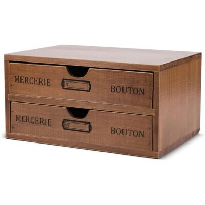 OEM 1 Organiseur De Bureau En Bois, 2 Tiroirs, Support Ordinateur Portable 13,3 Pouces, Rangement Maison - Publicité OEM 1 Organiseur De Bureau En Bois, 2 Tiroirs, Support Ordinateur Portable 13,3 Pouces, Rangement Maison - Publicité