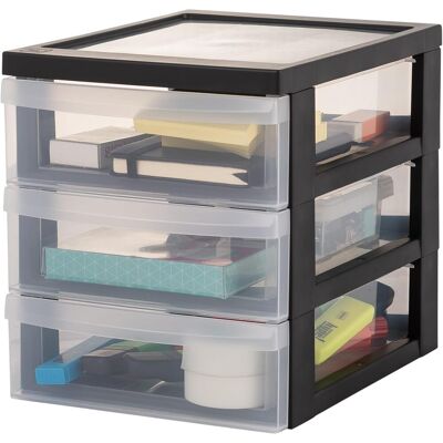 OEM Tour De Rangement Plastique, 3 Petits Tiroirs, Noir, Ouverture Facile, Format A5, Meuble, Organisateur, Fournitures, Pour Bureau, Fourniture Scolaire, Papeterie, Sans Bpa, Dc-a5 - Publicité OEM Tour De Rangement Plastique, 3 Petits Tiroirs, Noir, Ouverture Facile, Format A5, Meuble, Organisateur, Fournitures, Pour Bureau, Fourniture Scolaire, Papeterie, Sans Bpa, Dc-a5 - Publicité