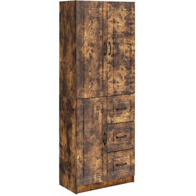 Ensemble De Meubles 2 Pcs Chêne Fumé Bois D'Ingénierie Vidaxl - Publicité Ensemble De Meubles 2 Pcs Chêne Fumé Bois D'Ingénierie Vidaxl - Publicité