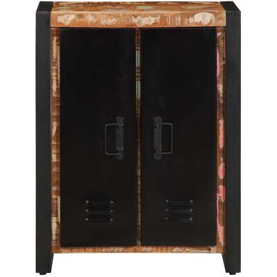 Maison La Vie - Buffet Salon Moderne - Meuble De Rangement - Multicolore 55x35x70 Cm Bois Massif Récupération Bu4812 - Publicité Maison La Vie - Buffet Salon Moderne - Meuble De Rangement - Multicolore 55x35x70 Cm Bois Massif Récupération Bu4812 - Publicité