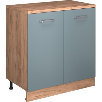 Armoire D'Extension Rion, Bleu-gris/chêne De Force Doré, 80x46cm Sans Pente Avec 2 Portes, Vicco - Publicité Armoire D'Extension Rion, Bleu-gris/chêne De Force Doré, 80x46cm Sans Pente Avec 2 Portes, Vicco - Publicité