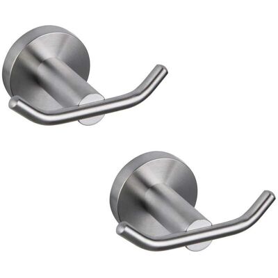 OEM Porte-manteau De Salle De Bain En Argent Sus 304 Porte-manteau Double En Acier Inoxydable / Peignoirs, Convient À La Salle De Bain Et À La Cuisine Ensemble De 2 Pièces Mural De Style Hôtel Moderne, En - Publicité OEM Porte-manteau De Salle De Bain En Argent Sus 304 Porte-manteau Double En Acier Inoxydable / Peignoirs, Convient À La Salle De Bain Et À La Cuisine Ensemble De 2 Pièces Mural De Style Hôtel Moderne, En - Publicité