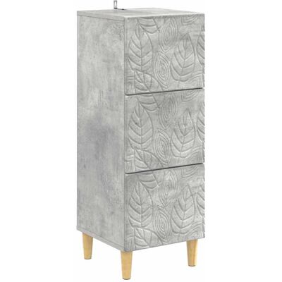 Armoire À Tiroirs Gris Béton 33 X 34,5 X 90 Cm Vidaxl - Publicité Armoire À Tiroirs Gris Béton 33 X 34,5 X 90 Cm Vidaxl - Publicité