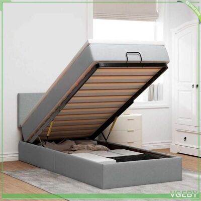 OEM Lit Ottoman - 3312180 - 80x200 Cm - Rangement Hydraulique - Led Intégrée - Publicité OEM Lit Ottoman - 3312180 - 80x200 Cm - Rangement Hydraulique - Led Intégrée - Publicité