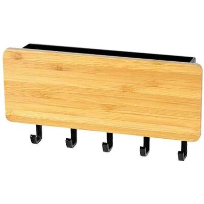 YUDO Porte-clés/rangement De Lettres, Organisateur De Porte, Crochets Muraux, Bois Foncé-black Hook - Publicité YUDO Porte-clés/rangement De Lettres, Organisateur De Porte, Crochets Muraux, Bois Foncé-black Hook - Publicité