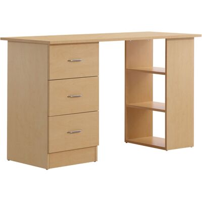 OEM Bureau Informatique Homcom Rangement Étagères Tiroirs 120x50 Cm Aspect Bois Clair - Publicité OEM Bureau Informatique Homcom Rangement Étagères Tiroirs 120x50 Cm Aspect Bois Clair - Publicité