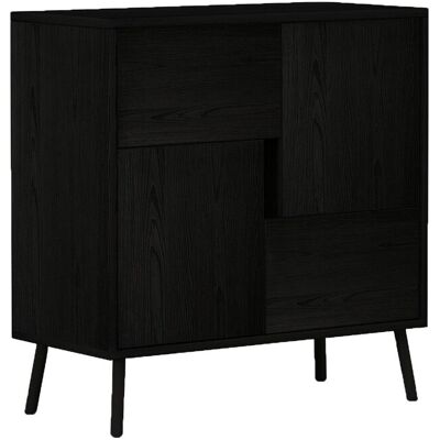 HABITAT ET JARDIN Armoire Multifonction En Bois "darien" - 76.5 X 35 X 79.5 Cm - Bois Noir - Publicité HABITAT ET JARDIN Armoire Multifonction En Bois "darien" - 76.5 X 35 X 79.5 Cm - Bois Noir - Publicité