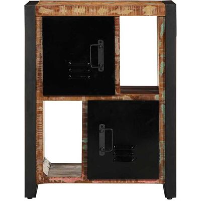Maison La Vie - Buffet Salon Moderne - Meuble De Rangement - Multicolore 55x35x70 Cm Bois Massif Récupération Bu4815 - Publicité Maison La Vie - Buffet Salon Moderne - Meuble De Rangement - Multicolore 55x35x70 Cm Bois Massif Récupération Bu4815 - Publicité