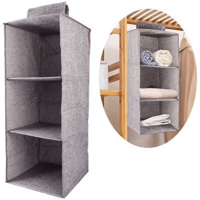 FOGSHIELD Rangement Rangement Organisateur Suspendu Pliable Étagère Suspendue Armoire Organisateur De Placard Avec 5 Grands Compartiments Ensemble De Système De Rangement - Publicité FOGSHIELD Rangement Rangement Organisateur Suspendu Pliable Étagère Suspendue Armoire Organisateur De Placard Avec 5 Grands Compartiments Ensemble De Système De Rangement - Publicité