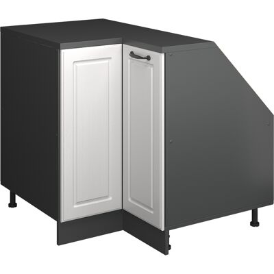 Meuble De Rangement Sous Pente Armoire D'Angle Rion, Blanc Campagne, 75.6x81.6cm 1 Porte, 60 Cm De Profondeur, Vicco - Publicité Meuble De Rangement Sous Pente Armoire D'Angle Rion, Blanc Campagne, 75.6x81.6cm 1 Porte, 60 Cm De Profondeur, Vicco - Publicité