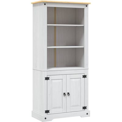 DESIGN IN Placard Gamme Corona Pin Mexicain Blanc 80x40x170 Cm - Publicité DESIGN IN Placard Gamme Corona Pin Mexicain Blanc 80x40x170 Cm - Publicité