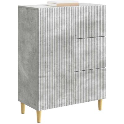 Maison La Vie - Buffet Salon Moderne - Meuble De Rangement - Gris Béton 66 X 34,5 X 90 Cm Bois D'Ingénierie Bu4473 - Publicité Maison La Vie - Buffet Salon Moderne - Meuble De Rangement - Gris Béton 66 X 34,5 X 90 Cm Bois D'Ingénierie Bu4473 - Publicité