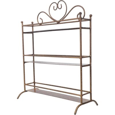 GRASSLIN Étagère De Rangement Multifonction En Fer 3 Niveaux 33x27x11,7 Cm Pour Maquillage Et Parfums, Organiseur De Comptoir Salle De Bain, La Cuisine Et Chambre, Plateau Robuste'-'- - Publicité GRASSLIN Étagère De Rangement Multifonction En Fer 3 Niveaux 33x27x11,7 Cm Pour Maquillage Et Parfums, Organiseur De Comptoir Salle De Bain, La Cuisine Et Chambre, Plateau Robuste'-'- - Publicité